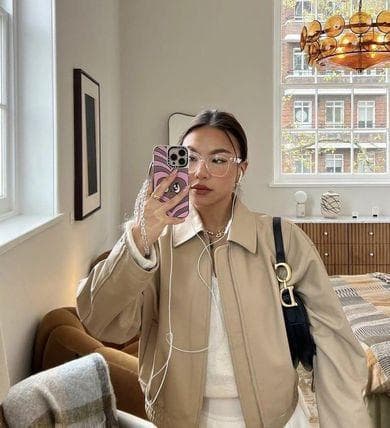 String Ting/ Flutter Drip Crystal ストラップ