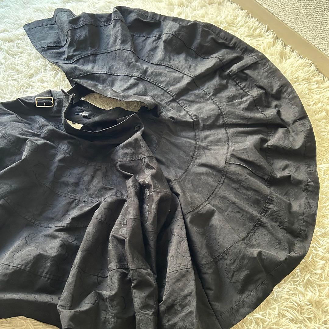 希少✨トリココムデギャルソン 変形 アシンメトリー 総柄 立体 フレアスカート