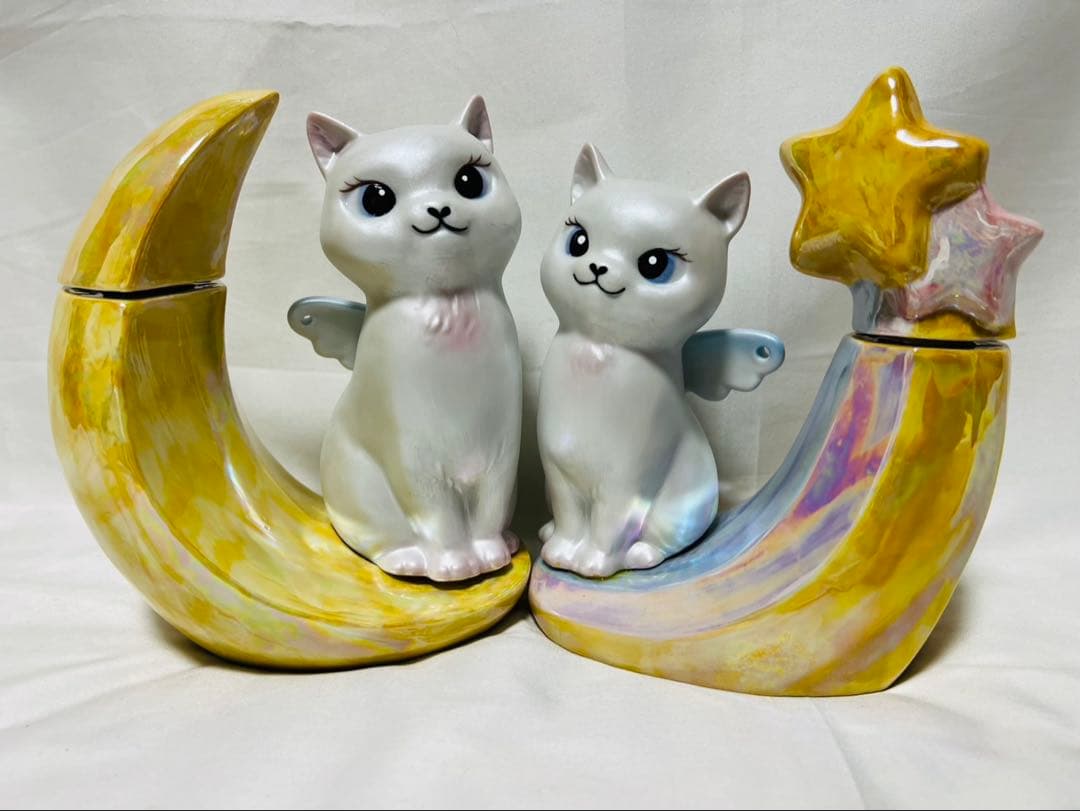 トゥインクル　キャッツ　デキャンタ　スター＆ムーン　未開栓　陶器ボトル