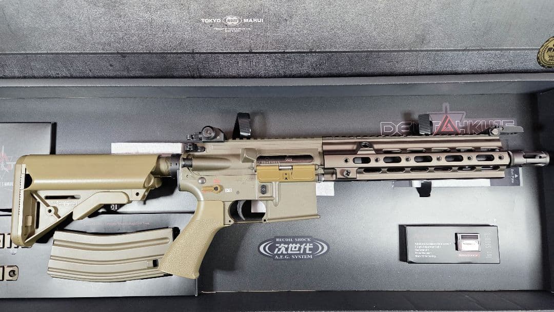 次世代電動ガン　HK416デルタカスタム FDE 訳有り値引き品