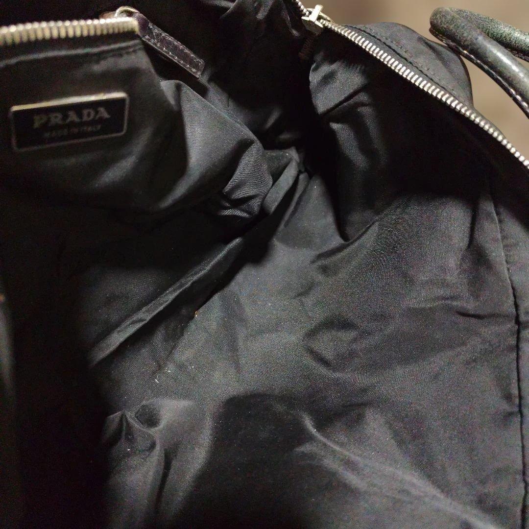 プラダ　ナイロン　レザー　ハンドバッグ　ショルダーバッグ