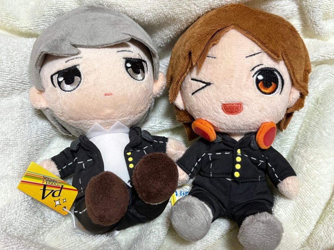 【希少】ペルソナ4 ぬいぐるみ 2点セット 主人公 鳴上悠 花村陽介 在庫ラスト