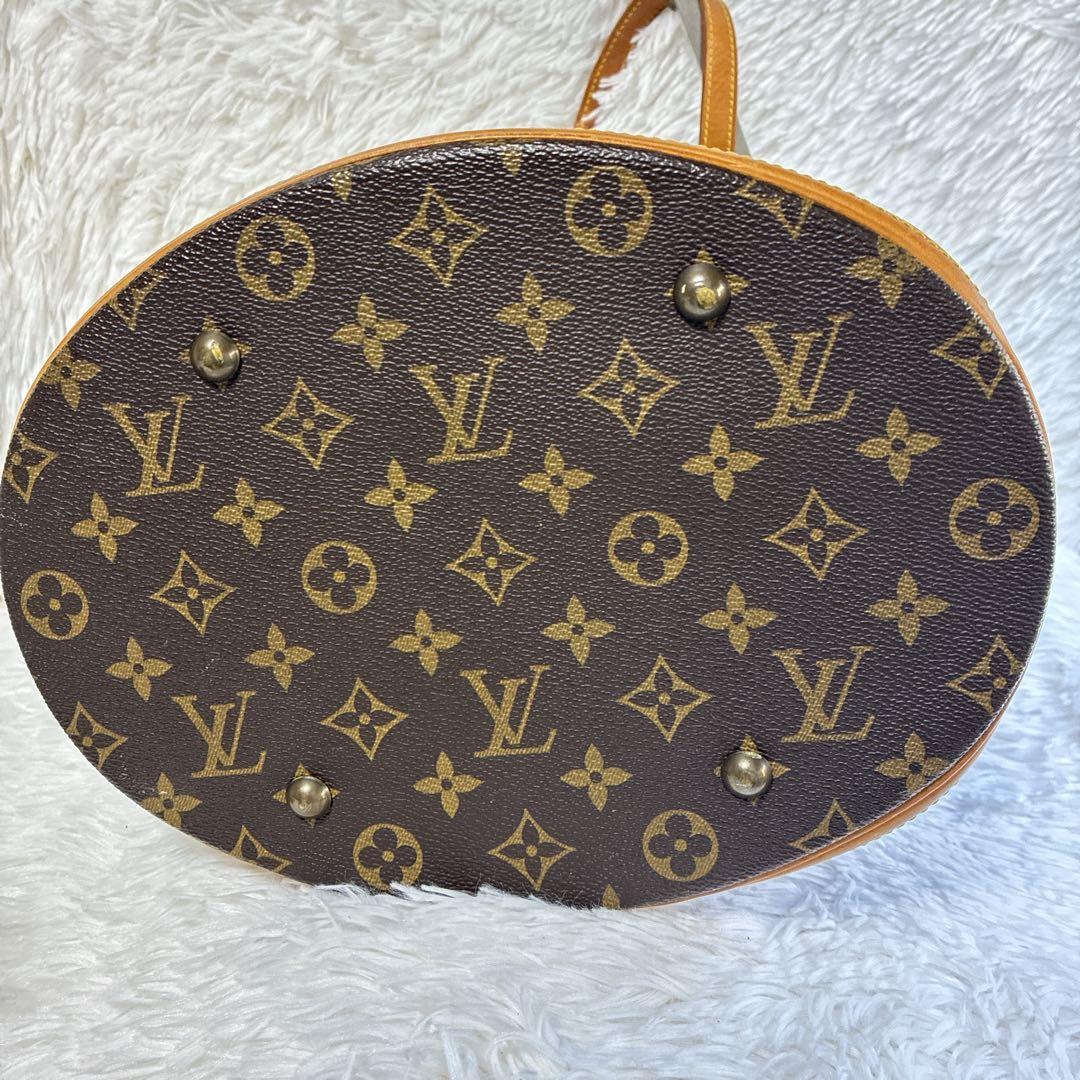 美品✨ ルイヴィトン モノグラム プチバケット PM ポーチ付き M42238