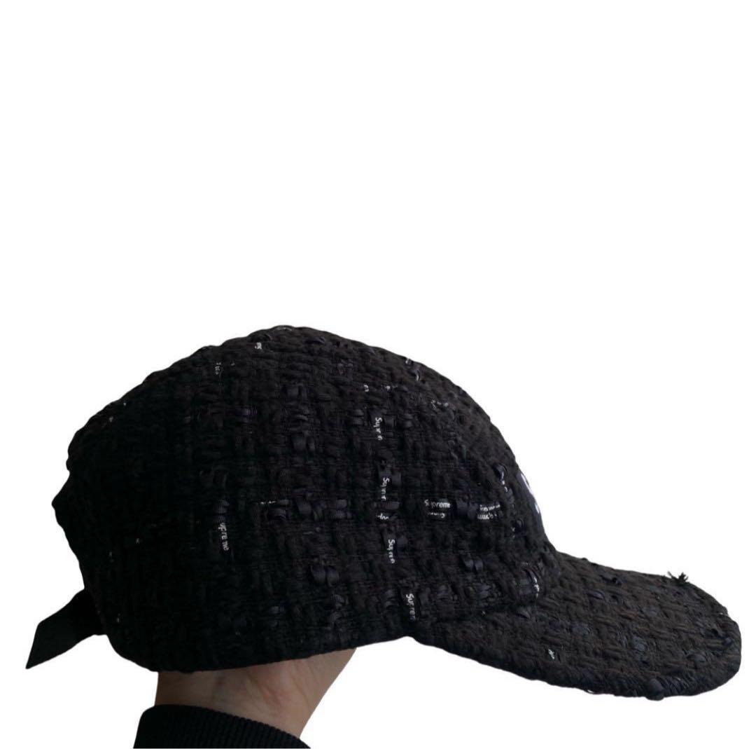 Supreme 黒 キャップ