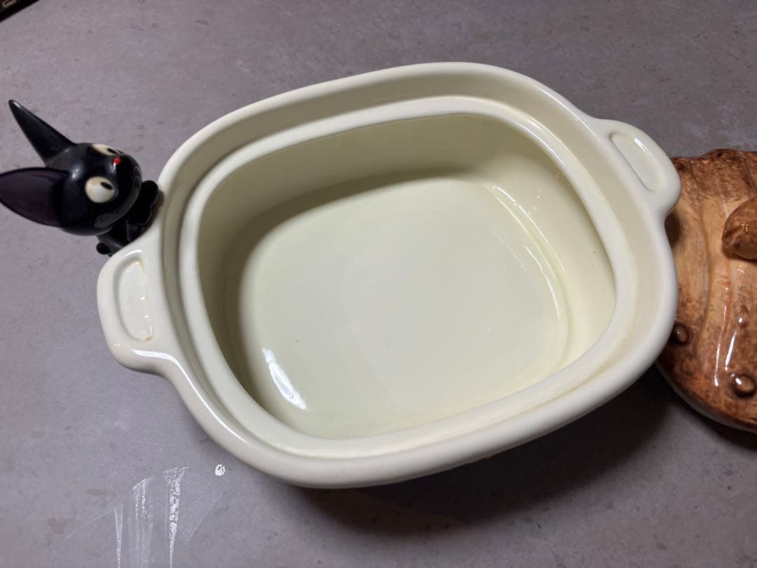 魔女の宅急便　ニシンのパイ　クッキージャー　ジジ付き　[難有り]