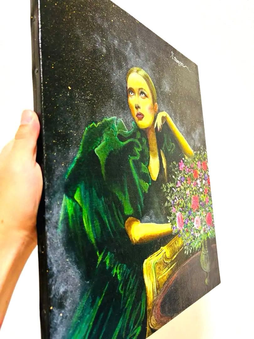 アクリル画 絵画 キャンバスF8号サイズ原画 額無し