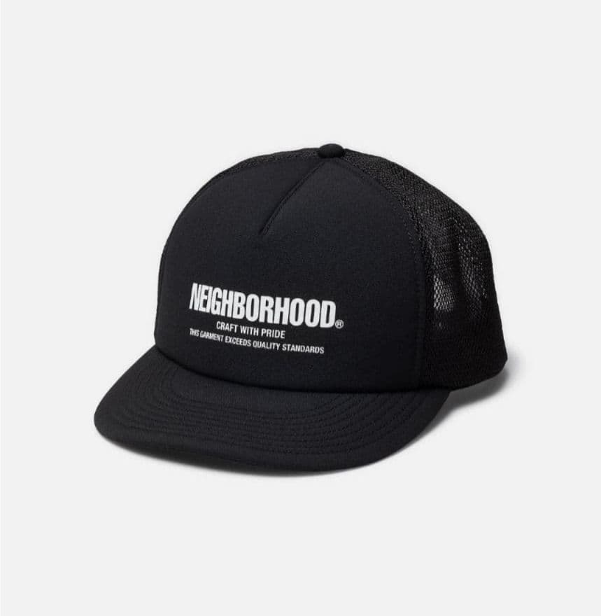 NEIGHBORHOOD MESH CAP-1 メッシュキャップ BLACK