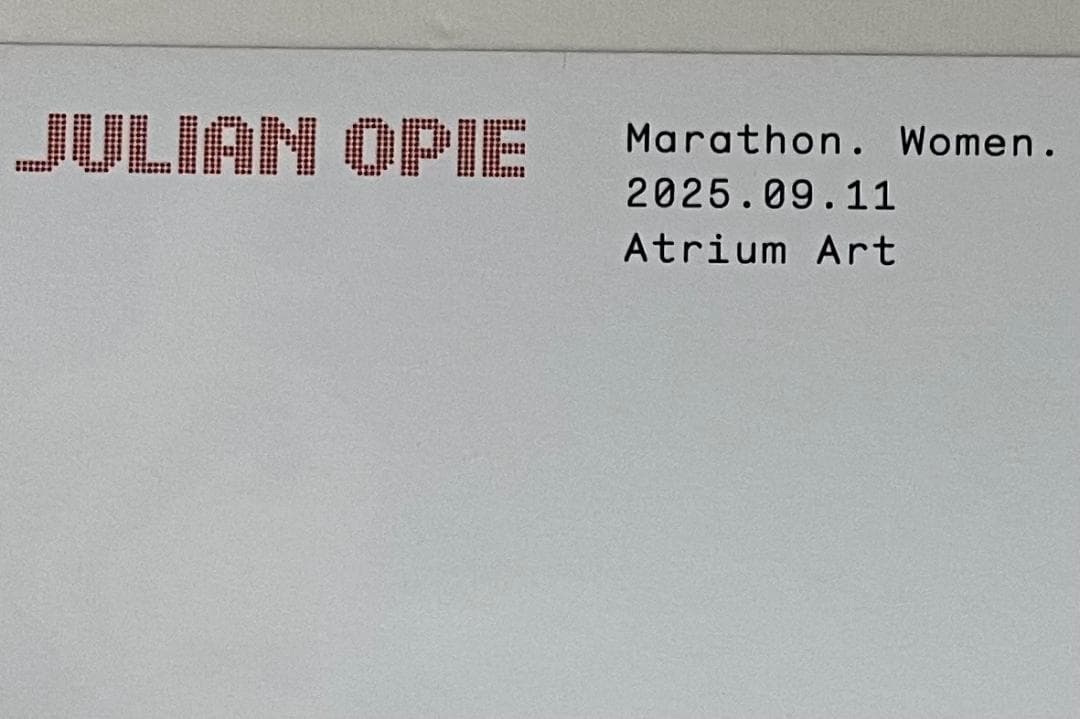 限定マット額装品/Marathon Women/ジュリアン・オピー