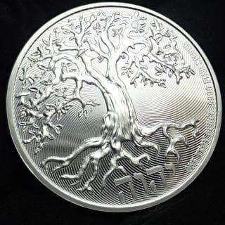 2021年 ニュージーランド 銀貨 エリザベス2世 ニウエ カプセル入り 1oz